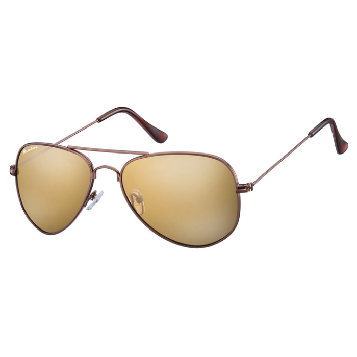 Zonnebril Montana met Revo bruin glas en metalen pootje koffiekleur