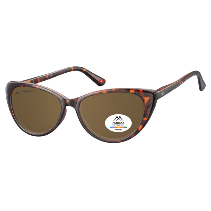 Zonnebril Montana met bruin gepolariseerd glas turtle