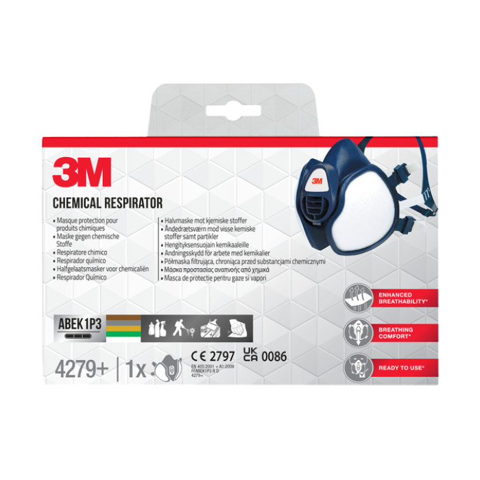 Masker 3M chemische stoffen FFABEK1 P3 D filters
