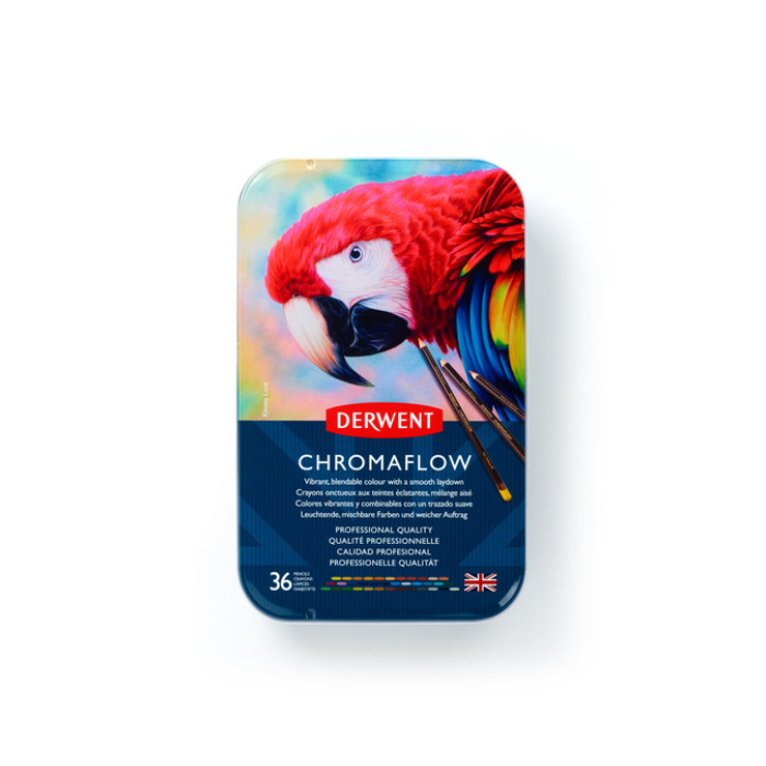 Kleurpotloden Derwent Chromaflow set à 36 kleuren