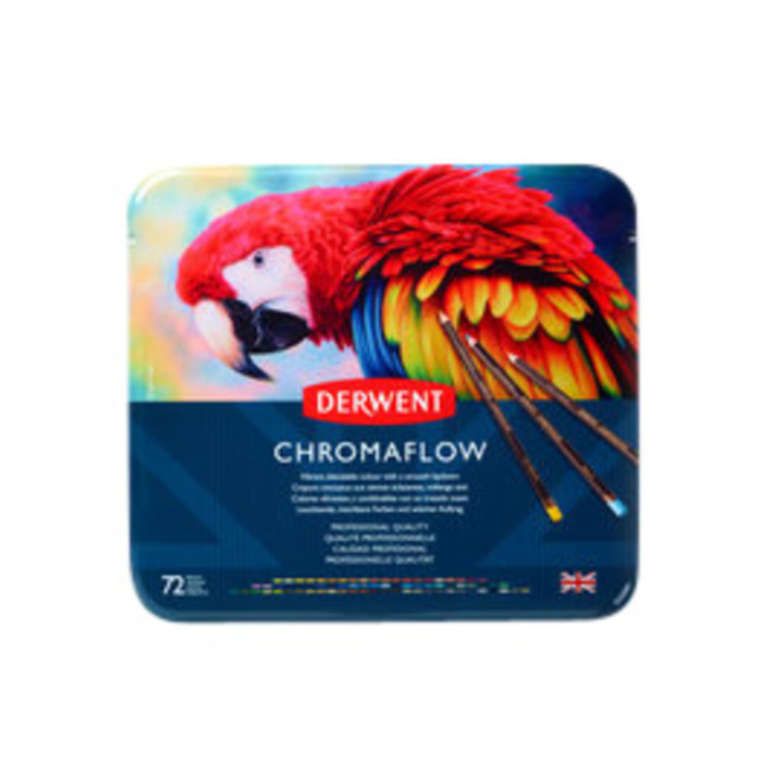 Kleurpotloden Derwent Chromaflow set à 72 kleuren