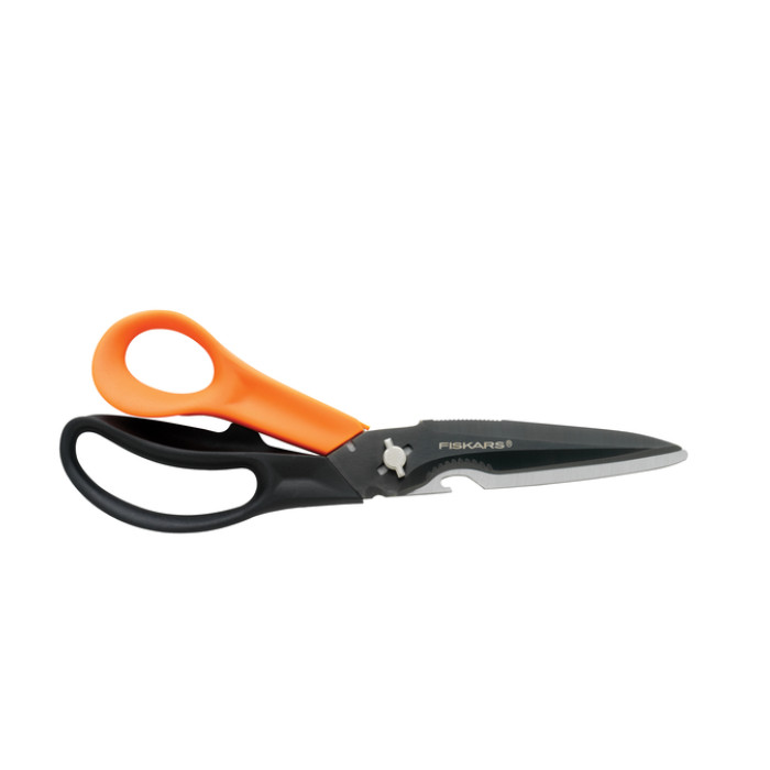 Schaar Fiskars Cuts+More Titanium multifunctioneel zwart