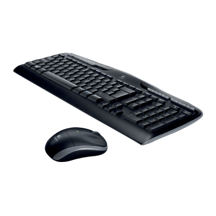 Toetsenbord Logitech MK330 Qwerty + muis zwart