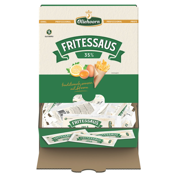 Fritessaus Oliehoorn 35% glutenvrij sachet 198x20ml