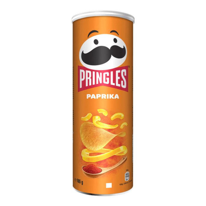 Chips Pringles paprika 165gr