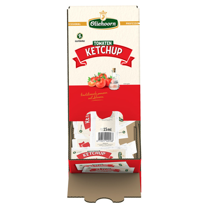 Tomatenketchup Oliehoorn sachet 150x15ml 150 stuks