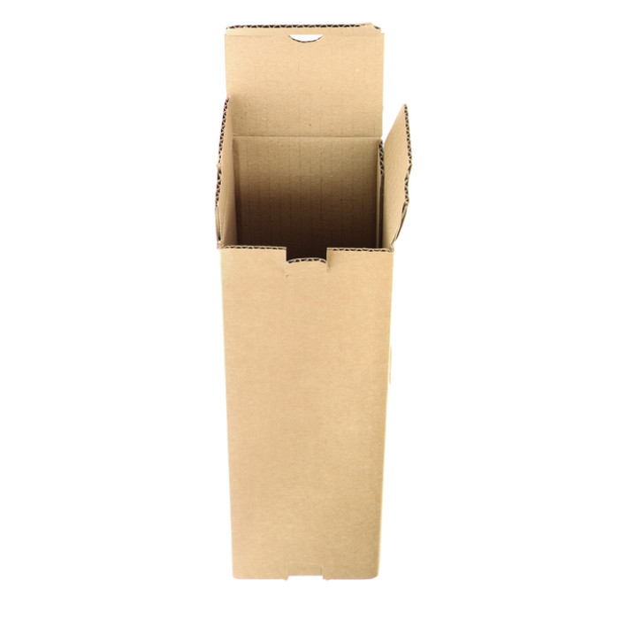 Verzenddoos fles IEZZY karton bruin 90x90x360mm