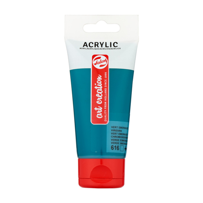 Acrylverf Talens Art Creation 616 vert émeraude tube à 75ml