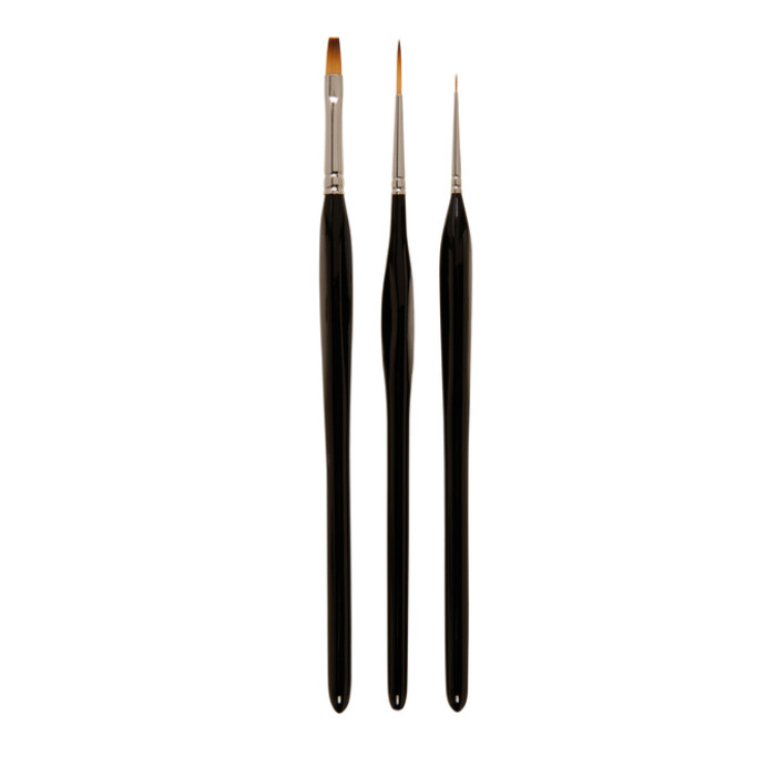 Penselenset Zahn modelbouw 3-delig