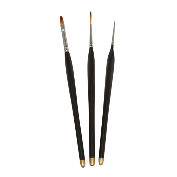 Penselenset Zahn modelbouw 3-delig