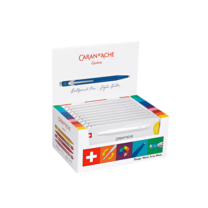 Balpen Caran d'Ache Colormat-X 849 display á 10 stuks assorti