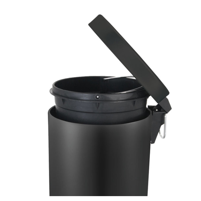 Pedaalemmer Vepa Bins 12 liter zwart
