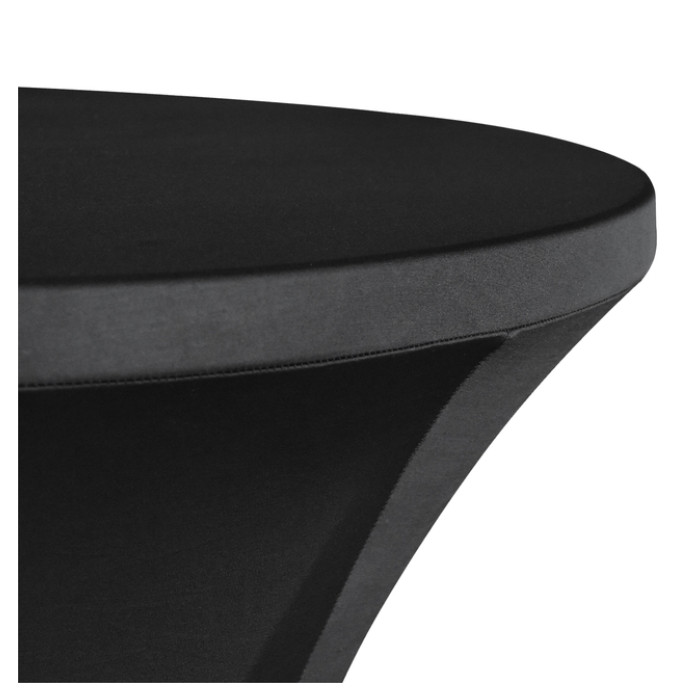 Tafelrok BRASQ voor statafel 80cm zwart