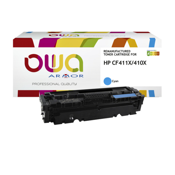 Tonercartridge OWA alternatief tbv HP CF411X blauw