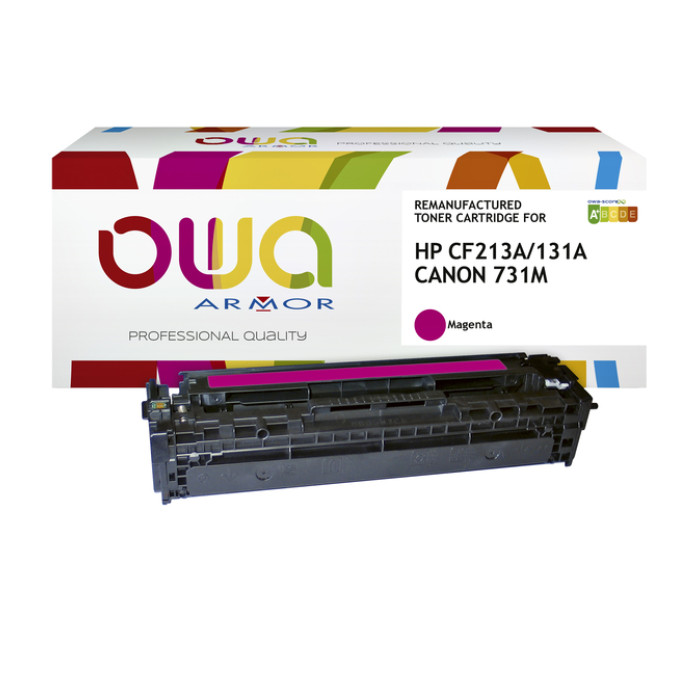 Tonercartridge OWA alternatief tbv HP CF213A rood