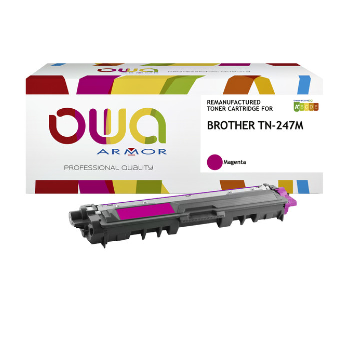 Toner OWA alternatief tbv Brother TN-247M rood