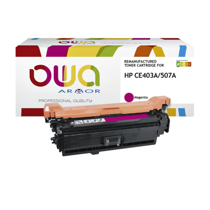 Tonercartridge OWA alternatief tbv HP CE403A rood