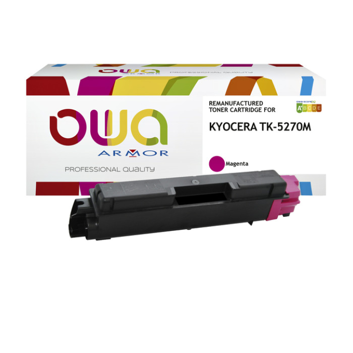 Toner OWA alternatief tbv Kyocera TK-5270M rood