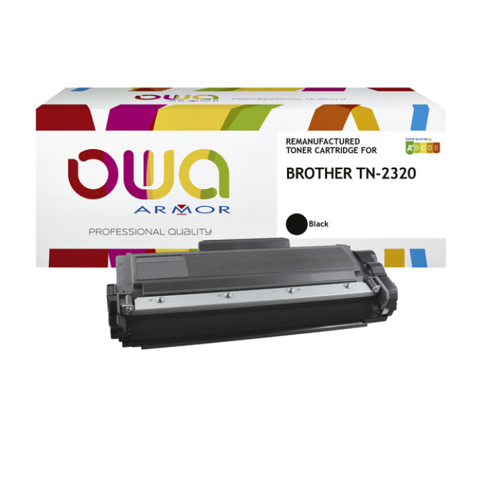 Toner OWA alternatief tbv Brother TN-2320BK zwart