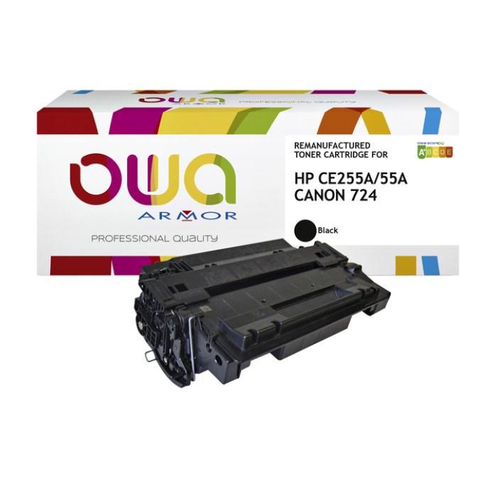 Tonercartridge OWA alternatief tbv HP CE255A zwart