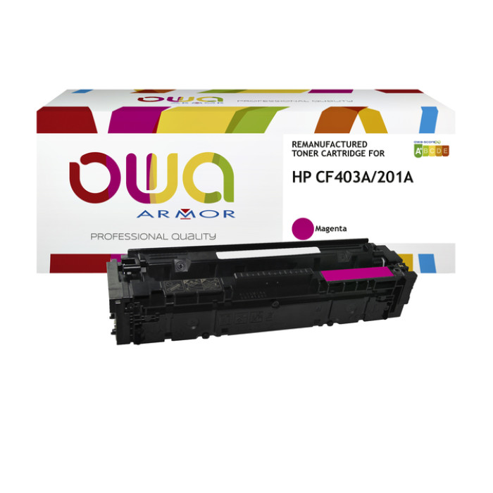 Tonercartridge OWA alternatief tbv HP CF403A rood