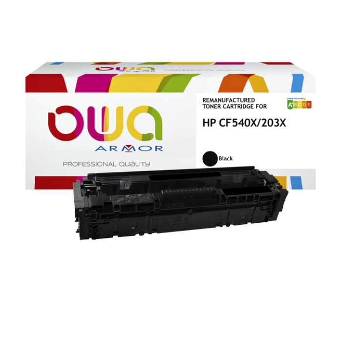 Tonercartridge OWA alternatief tbv HP CF540X zwart