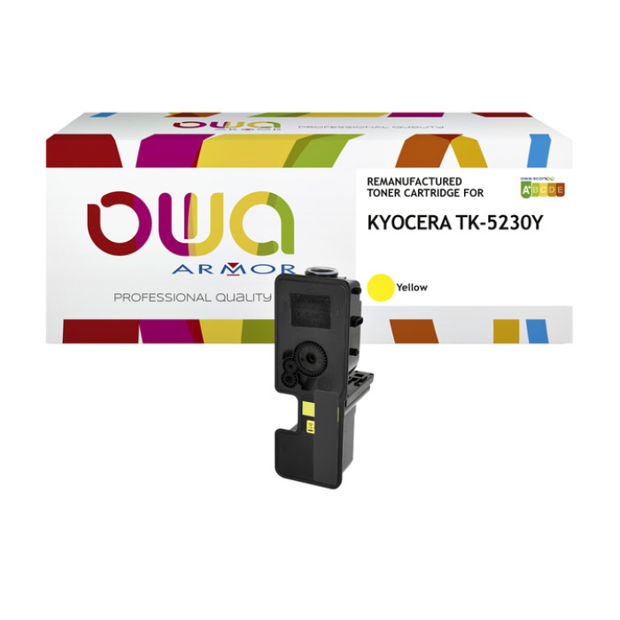 Toner OWA alternatief tbv Kyocera TK-5230Y geel