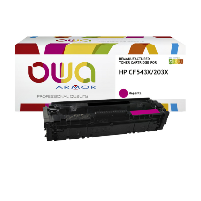 Tonercartridge OWA alternatief tbv HP CF543X rood