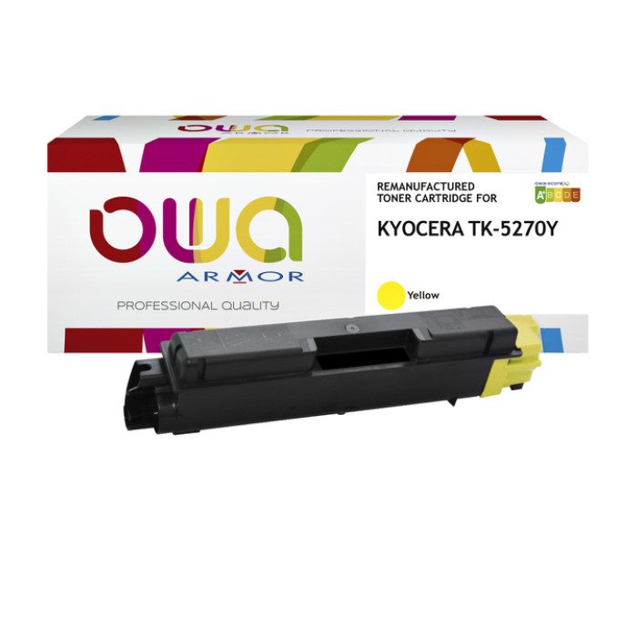 Toner OWA alternatief tbv Kyocera TK-5270Y geel