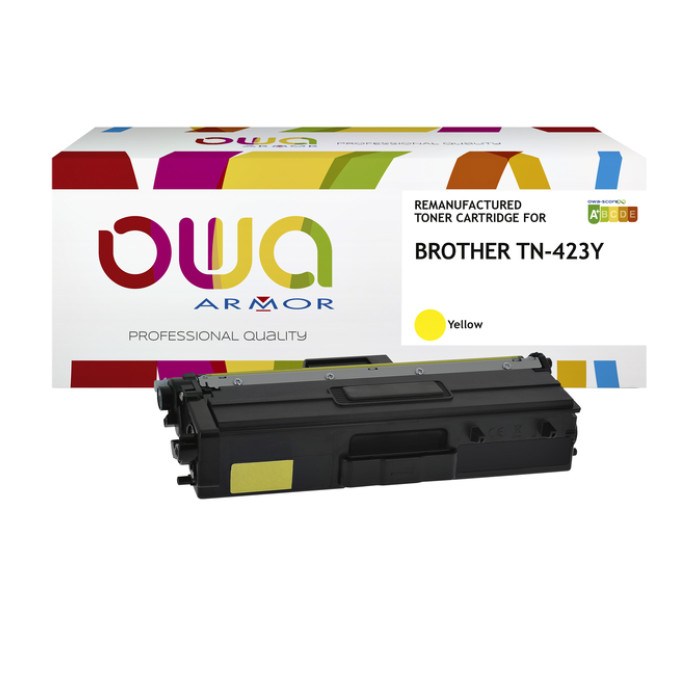 Toner OWA alternatief tbv Brother TN-423Y geel