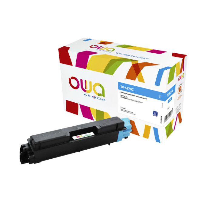 Toner OWA alternatief tbv Kyocera TK-5270C blauw
