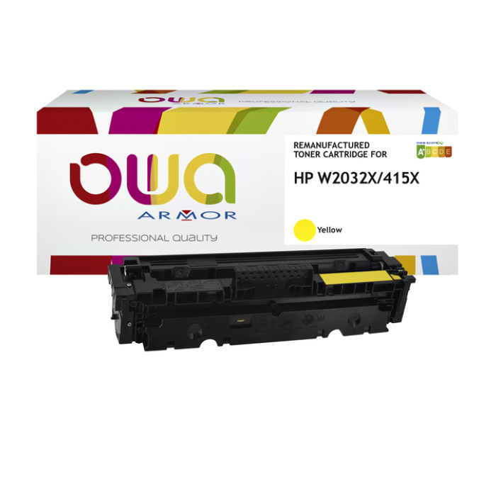 Tonercartridge OWA alternatief tbv HP W2032X geel