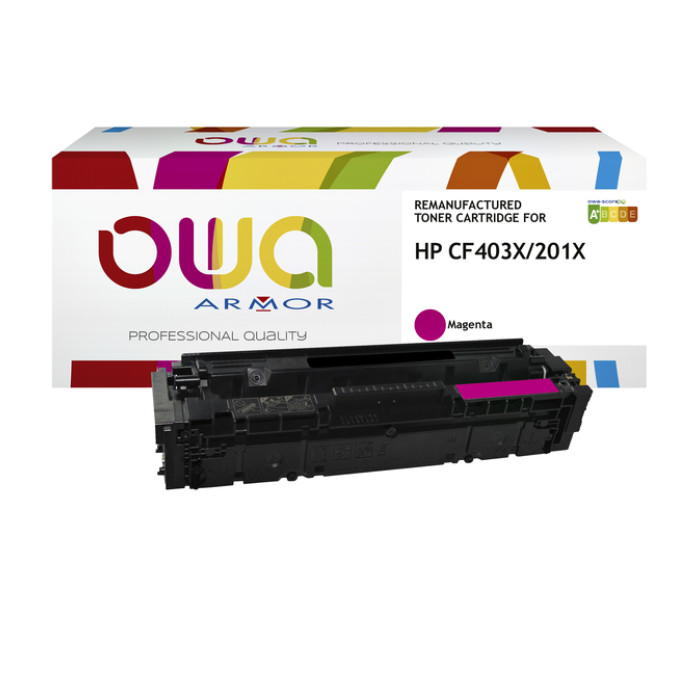 Tonercartridge OWA alternatief tbv HP CF403X rood