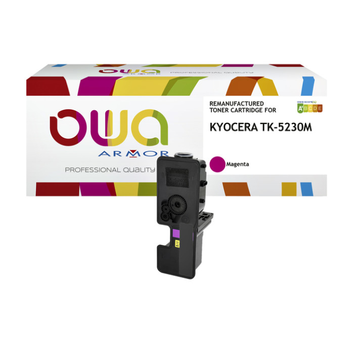 Toner OWA alternatief tbv Kyocera TK-5230M rood