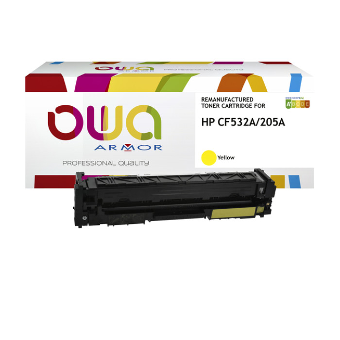 Tonercartridge OWA alternatief tbv HP CF532A geel