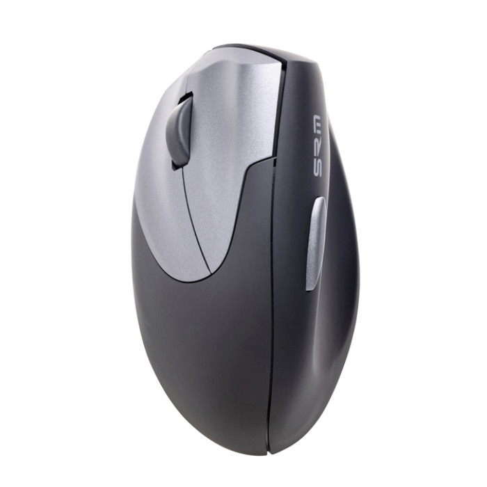 Muis Ergofy SRM VS4 links draadloos zilver zwart