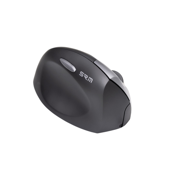 Muis Ergofy SRM VS4 links draadloos zilver zwart