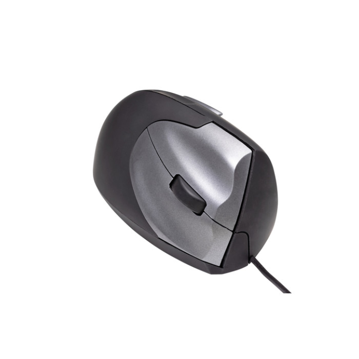 Muis Ergofy SRM VS4 rechts draad zilver zwart