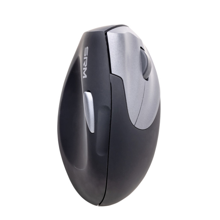 Muis Ergofy SRM VS4 rechts draadloos zilver zwart