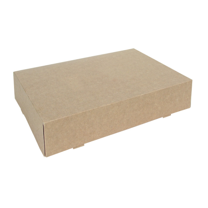 Cateringdoos IEZZY 35cm plasticvrij bruin 10 stuks