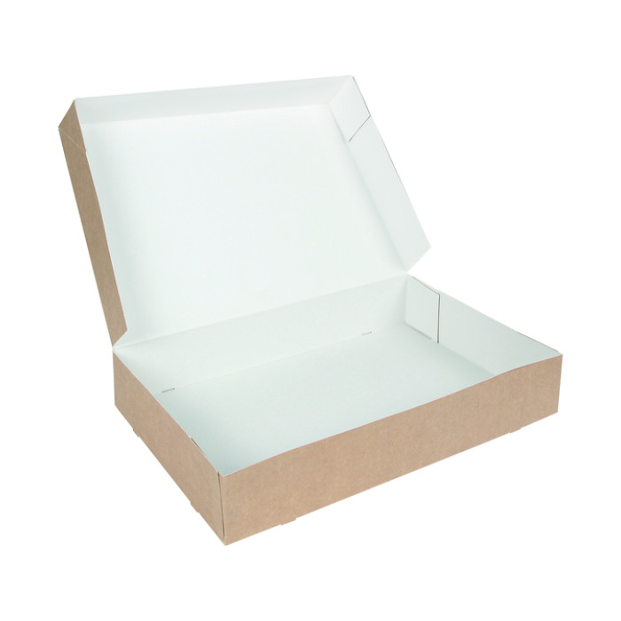 Cateringdoos IEZZY 46cm plasticvrij bruin 10 stuks