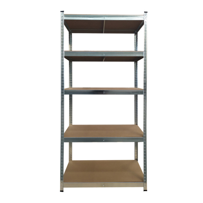 Stellingkast BRASQ 5 borden 90x40x180cm SU175 max 875 KG zilver
