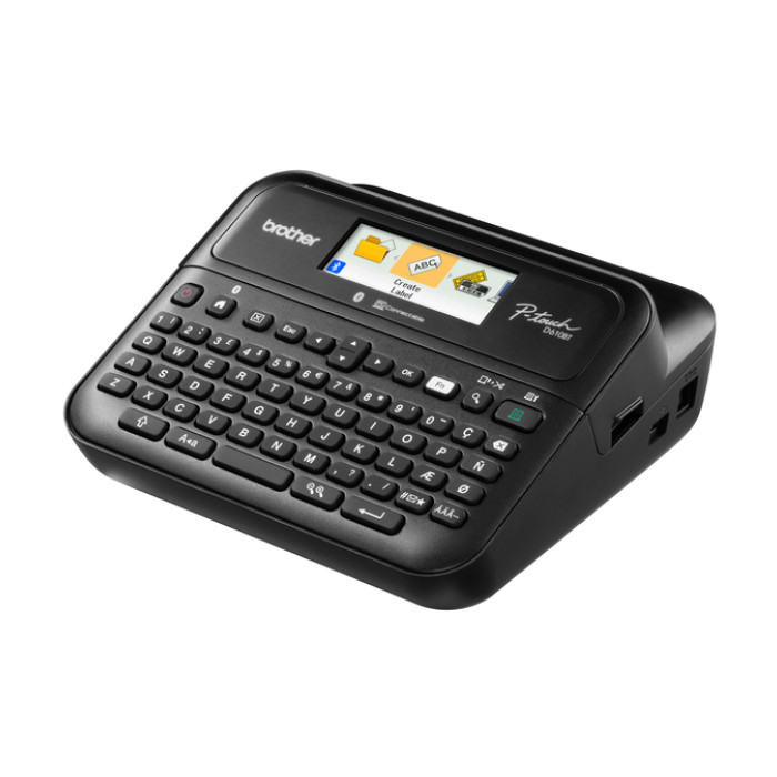 Labelprinter Brother P-touch TZe PT-D610BT desktop qwerty 24mm zwart in koffer