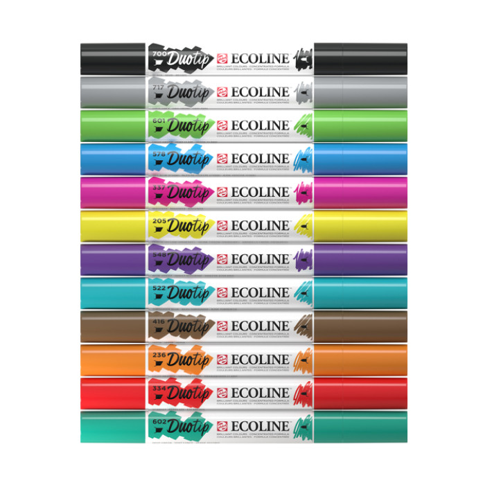 Duotip Talens Ecoline set à 12 stuks basis