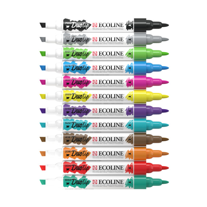 Duotip Talens Ecoline set à 12 stuks basis