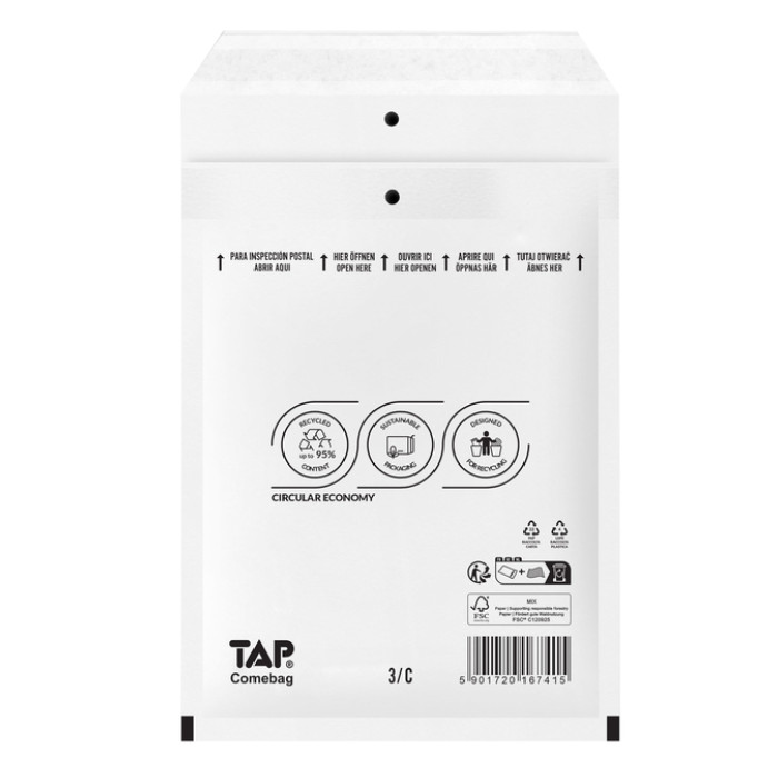 Envelop TAP Comebag luchtkussen nr13 170x225mm 100 stuks