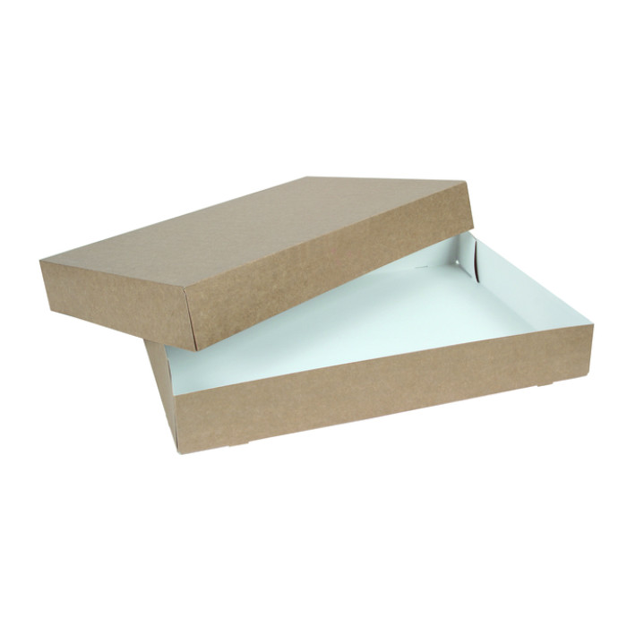 Cateringdoos IEZZY 55cm plasticvrij bruin 10 stuks