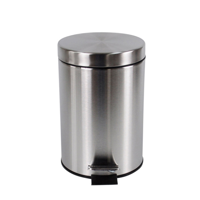 Pedaalemmer BRASQ 12 liter rvs