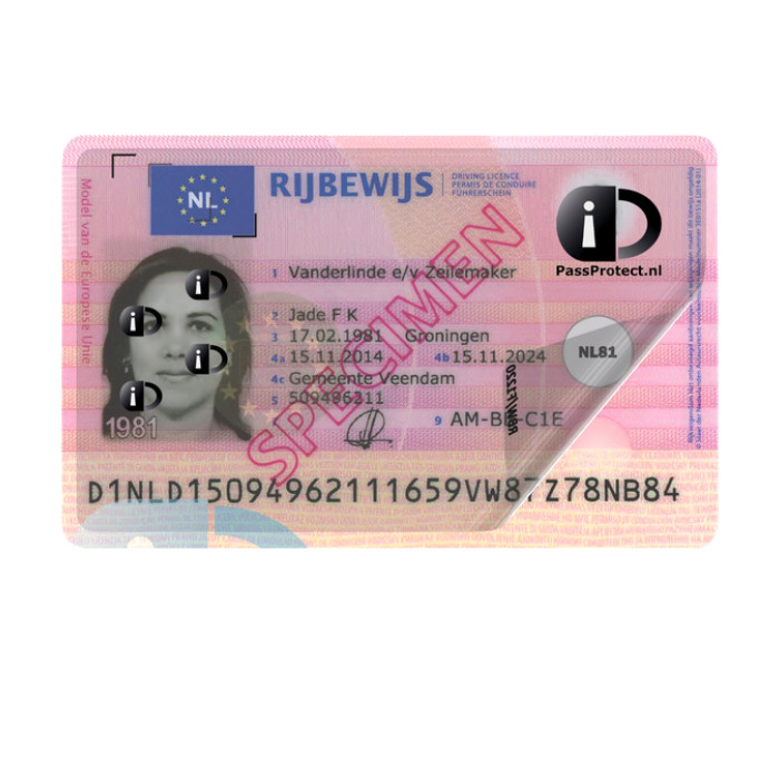 Beschermfolie PassProtect voor rijbewijs