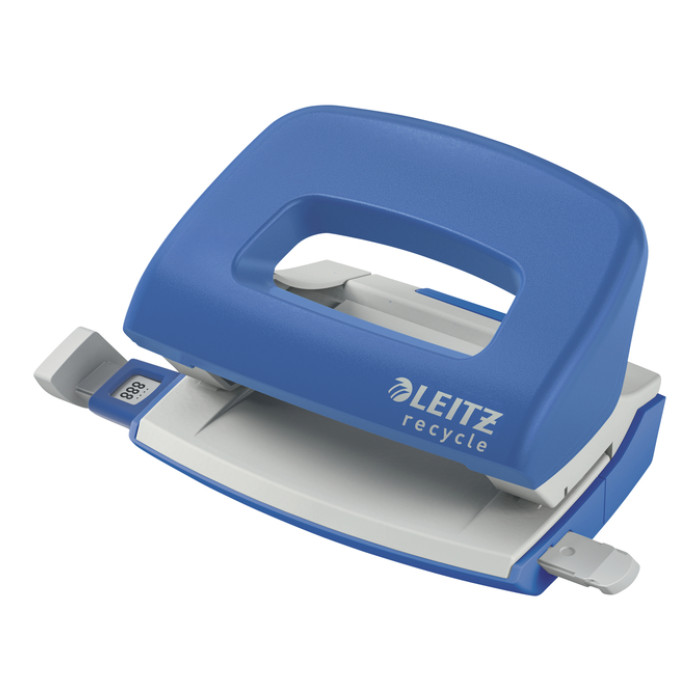 Perforator Leitz Nexxt  Recycle mini 10 vel blauw